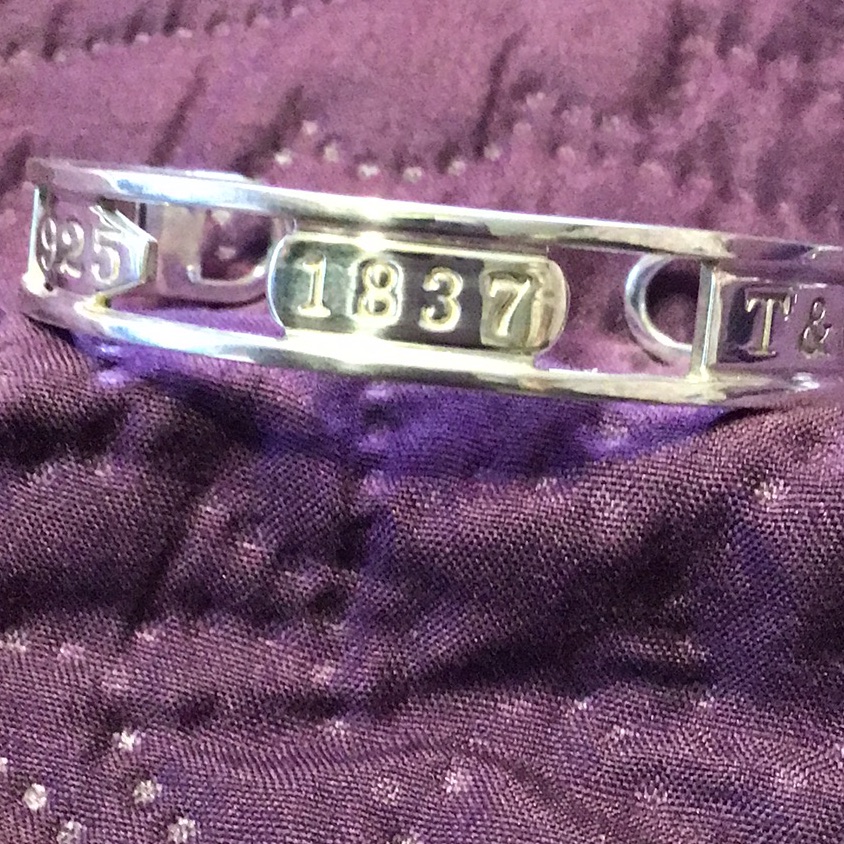 Tiffany And Co. Cutout Sterling Silver Bracelet.